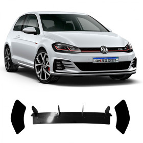 DIFUSOR TRASEIRO VW GOLF 7 GTI BLACK PIANO Vo6 