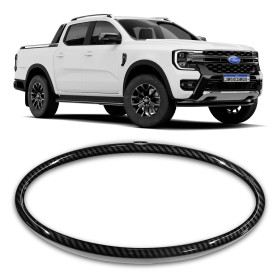 APLIQUE MOLDURA LOGO FORD RANGER FIBRA DE CARBONO Vo6