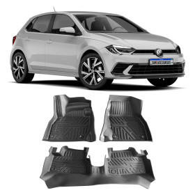 JOGO DE TAPETE INTERNO VW POLO PLUS EMBORRACHADO Vo6