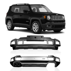 PARA-CHOQUE DIANTEIRO E TRASEIRO JEEP RENEGADE 2014 A 2018