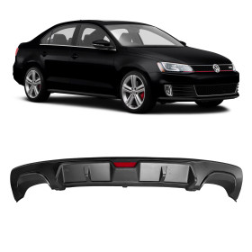 SPOILER DIFUSOR TRASEIRO VW JETTA GLI BLACK VO6