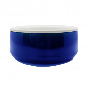 TIGELA DE PET DE PLASTICO E CERAMICA  AZUL GRANDE Vo6