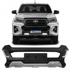 FRONT BUMPER DIANTEIRO TOYOTA HILUX COM LED Vo6