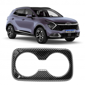 APLIQUE PORTA-COPOS KIA SPORTAGE FIBRA CARBONO Vo6