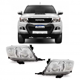 PAR FAROL TOYOTA HILUX SR SRV ACRÍLICO Vo6