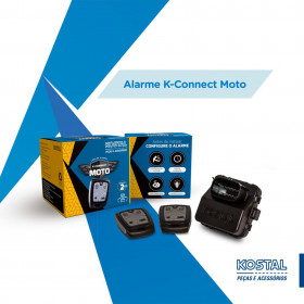 Alarme Kostal K-connect Moto C/ 2 Controles Função Presença 