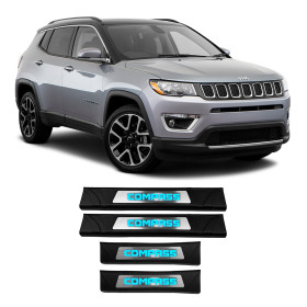SOLEIRA LED JEEP COMPASS AZUL