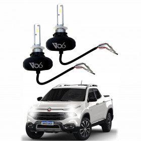 KIT LAMPADA ULTRA LED H27 12/24V HEADLIGHT 6000K Vo6