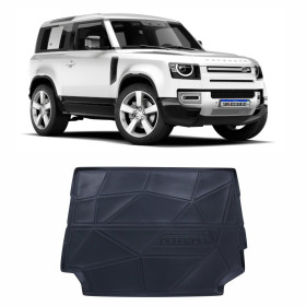 TAPETE BANDEJA PORTA MALAS LAND ROVER DEFENDER EMBORRACHADO AUTOMOTIVO Vo6