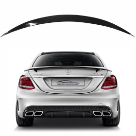 AEROFOLIO SPOILER TRASEIRO MERCEDES CLASSE C W205 BLACK PIANO 14035 Vo6