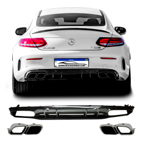 KIT DIFUSOR MERCEDES CLASSE C W205/C205 COUPE STANDARD Vo6