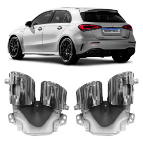 PONTEIRA DE ESCAPE MERCEDES BENZ A45 W177 BLACK PIANO Vo6