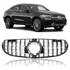 GRADE DIANTEIRA MERCEDES CLASSE GLC W253 GTR CROMADA Vo6 
