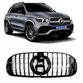 GRADE MERCEDES CLASSE GLS X167 MODELO GTR BLACK PIANO Vo6