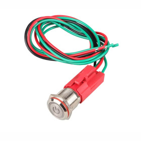 INTERRUPTOR DE MOTOR DE PARTIDA ON / OFF 12V 10A 19MM Vo6