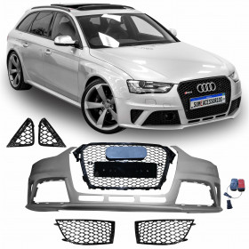 BODY KIT PARACHOQUE DIANTEIRO AUDI A4 MODELO RS4 FRONT BUMPER Vo6