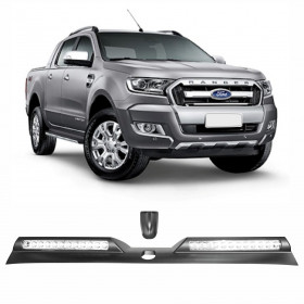 TOP LED FAROL DLR BARRA TETO FORD RANGER C/ ANTENA MODELO TUBARÃO VO6