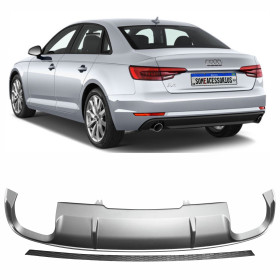 DIFUSOR TRASEIRO AUDI A4 MODELO RS4 BI LATERAL Vo6