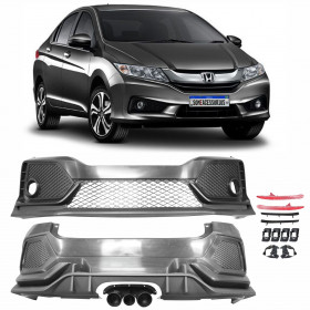 BODY KIT HONDA CITY TRANSFORMAÇÃO TYPE R Vo6