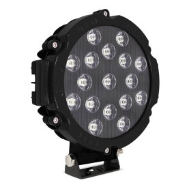 FAROL MILHA AUXILIAR 17 LED'S REDONDO ALUMÍNIO UNIVERSAL Vo6
