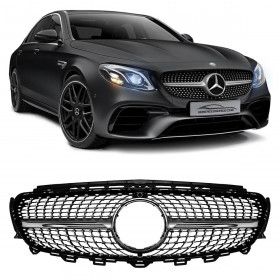 GRADE MERCEDES CLASSE E W213 DIAMOND ENTRADA CAMERA CROMADO Vo6