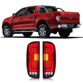 LANTERNA TRASEIRA ESPORTIVA FORD RANGER LED FUMÊ Vo6