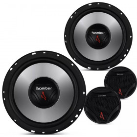 ALTO FALANTE 06" KIT TWO WAY 100 W RMS TOTAL 4 OHMS BOMBER 1.07.022