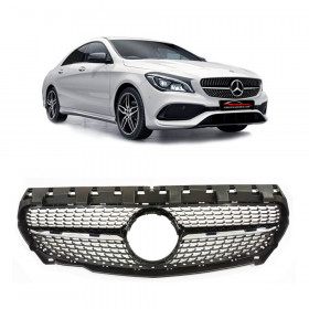 GRADE MERCEDES CLA W117 DIAMOND CROMADO Vo6