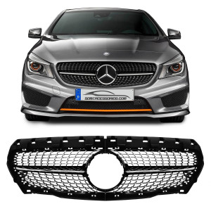 GRADE MERCEDES CLA W117 DIAMOND CROMADO Vo6