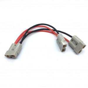 CABO DE IMPULSIONADOR PARA CONEXÃO DE BATERIA DE CARRO 2V COM CONECTOR DE PLUGUE EC5 Vo6