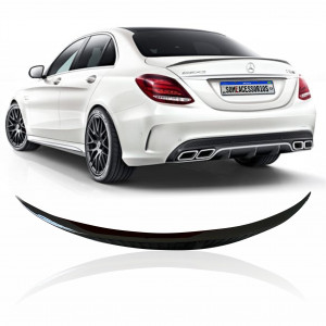AEROFOLIO TRASEIRO MERCEDES BENZ CLASSE C BLACK PIANO Vo6
