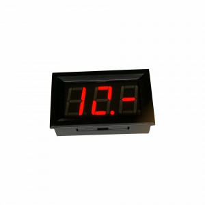 VOLTIMETRO MEDIDOR DE TENSÃO DIGITAL DISPLAY LED VERMELHO MINI TESTADOR 2 FIOS Vo6