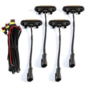 KIT 4 LEDS PARA GRADE UNIVERSAL AMBAR Vo6