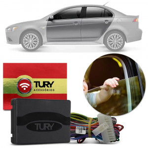 ACIONADOR VIDRO TURY ANTIESMAGAMENTO MITSUBISHI ASX LANCER OUTLANDER 