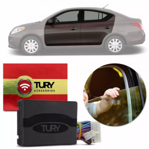 ACIONADOR VIDRO TURY ANTIESMAGAMENTO NISSAN MARCH 2015 EM DIANTE VERSA 2011 EM DIANTE