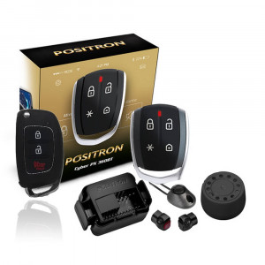 KIT ALARME POSITRON CYBER PX360BT C/ BLUETOOTH COM UM CONTROLE CHAVE CANIVETE MODELO HYUNDAI HB20