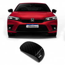 APLIQUE MANOPLA CAMBIO HONDA CIVIC 2022 FIBRA DE CARBONO Vo6
