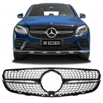 GRADE DIAMOND MERCEDES GLC X253 BLACK PIANO E CROMADO Vo6