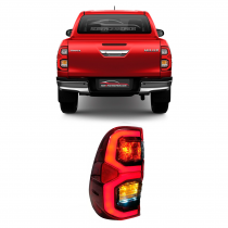 LANTERNA TRASEIRA TOYOTA HILUX SRX FULL LED ESQUERDO Vo6 