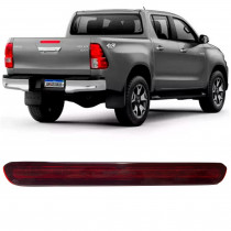 BRAKE LIGHT HILUX 2016 A 2023 LUZ DE FREIO LANTERNA TAMPA TRASEIRA VERMELHA Vo6