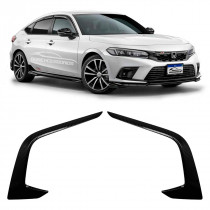 APLIQUE FAROL AUXILIAR HONDA CIVIC 2022 FIBRA DE CARBONO Vo6