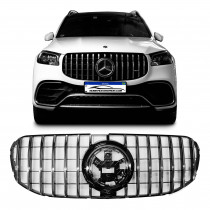 GRADE MODELO MERCEDES GLS X167 300 400 GTR AMG CROMADO Vo6