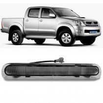 BRAKE LIGHT HILUX 2005 A 2015 LUZ DE FREIO LANTERNA TAMPA TRASEIRA CRYSTAL Vo6