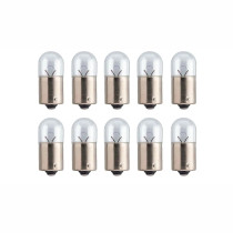 Kit 10 Lâmpada R5W 12821CP Standard 12V Sinalização Philips