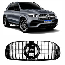 GRADE MERCEDES CLASSE GLS X167 MODELO GTR BLACK PIANO Vo6