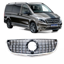 GRADE DIANTEIRA MERCEDES BENZ VITO W447 MODELO GTR Vo6