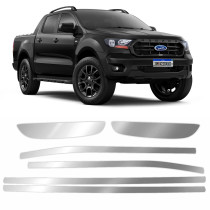 JOGO APLIQUE PESTANA FORD RANGER CROMADO Vo6
