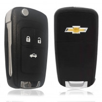 CHAVE CANIVETE MODELO CHEVROLET 3 BOTOES