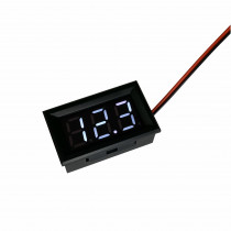 VOLTIMETRO MEDIDOR DE TENSÃO DIGITAL DISPLAY AZUL MINI TESTADOR 2 FIOS Vo6