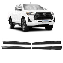 JOGO APLIQUE ACABAMENTO INTERNO PORTA TOYOTA HILUX Vo6